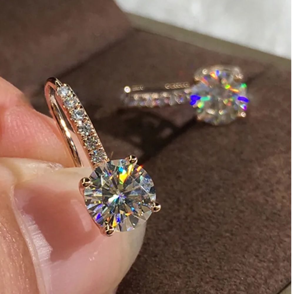 NWT 18k Rose Gold plated Earrings
